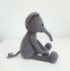 Doudou éléphant au crochet | cadeau de naissance | cadeau bébé fille et garçon | amigurumi | peluche baptême | elephant lovey blanket