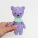Doudou chat au crochet | amigurumi chat | cadeau de naissance | amineko au crochet | cadeau bébé fille et garçon | babies cuddly toy cats