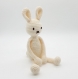 Doudou lapin au crochet | amigurumi lapin | cadeau de naissance | jouet au crochet | cadeau bébé fille et garçon | babies lovey bunny