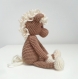 Doudou poney au crochet | amigurumi cheval | cadeau de naissance | cadeau bébé fille et garçon | blanket pony | lovey horse