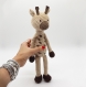Doudou girafe au crochet | amigurumi girafe | sophie la girafe style | cadeau de naissance | cadeau bébé fille et garçon | lovey giraffe