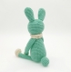 Doudou lapin au crochet | amigurumi lapin pastel | cadeau de naissance | jouet au crochet | cadeau bébé fille et garçon | babies lovey bunny