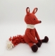 Doudou renard au crochet | cadeau de naissance | peluche renard | amigurumi bébé | cadeau bébé fille et garçon | blanket lovey fox crochet
