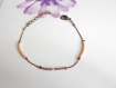 Bracelet minimaliste perles de verre