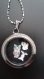 Collier charms flottant animaux