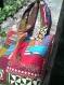 Sac cabas en patchwork de tissus africains