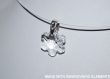 Swarovski pendentif cristal flocon / argent 925 / sans cordon