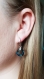 Swarovski boucles d'oreilles cristal ring / argent 925