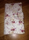 Joli portefeuille 6 en 1 couleur rouge, fleuri et beige