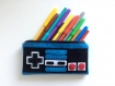 Contrôleur de jeu vidéo, zip mini pochette, trousse école scolaire crayon, idéal cadeux pour les petits et grands joueurs