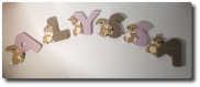Lettres décoratives personnalisables pour prénom enfant  miss bunny