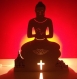 Luminaire décoratif avec bouddha