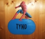 Plaque de porte spiderman personnalisable pour prénom enfant