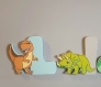 Lettres décoratives dinosaures personnalisables