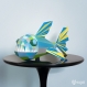 Projet diy papercraft: sculpture de piranha