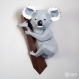 Projet diy papercraft: koala