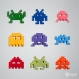 Projet diy papercraft: space invaders