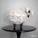 Projet diy papercraft: sculpture de mouton