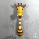 Projet diy papercraft: trophée de girafe amusante