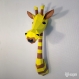 Projet diy papercraft: trophée de girafe amusante