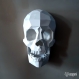 Projet diy papercraft: crâne humain