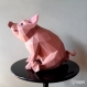 Projet diy papercraft: petit cochon