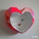 Projet diy papercraft: coeur ouvert
