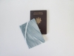 Protège passeport imprimé feuilles de palmier
