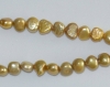 Perles d'eau douce 5-7 mm fil de 36 cm de forme baroque
