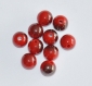 Lot de 20 perles de 10 mm acryliques rouge et noires neuves