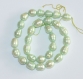 Perles de tahiti de 12 x 10 mm fil de 38 cm de forme patate