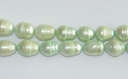 Perles de tahiti de 12 x 10 mm fil de 38 cm de forme patate
