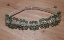 Bracelet shamballa avec perle swarovski
