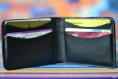 Jiu jitsu club customized gift. a handmade leather wallet and a unique present for a jiu-jitsu master.