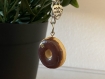 Porte-clef donuts chocolat