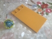 Carnet japonais à couverture rigide 10/19 cm, avec couverture en skivertex