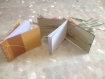 Carnet japonais bicolore, à couverture rigide 6/10 cm, avec couverture en skivertex, japanese notebook, with handcover in skivertex, 