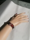 Raffine bracelet velours noir