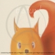 Carte postale « noisette » illustrée d’un bébé écureuil sur fond écru et texte 