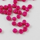 20 gr perles de rocaille en verre rose fushia 4 mm neuf