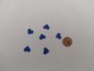 Scrapbooking   200  confettis mini coeurs  bleu foncé    mariage                                                                                                                                                                                               