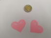 Scrapbooking   100  confettis coeur  ajouré rose  mariage                                                                                                                                                                            