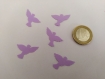 Scrapbooking   200  confettis colombe  mauve/parme  mariage                                                                                                                                                                            