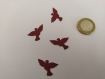 Scrapbooking   200  confettis colombe  bordeaux      mariage                                                                                                                                                                            