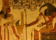 Set de table original, esthétique, lavable et résistant - peinture égyptienne, nefertari et thot.