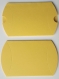 Lot de 10 boites à dragées jaune clair (coussin, oreiller) pour mariage ou baptême