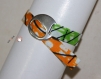 Bracelet ruban de tissu wax ajustable-vagues