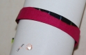 Bracelet ruban de tissu ajustable-curcuma