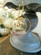 Creoles perlees -petites créoles fines dorées,  perlées de minis- cristaux .collection jaya 