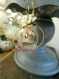Creoles perlees -petites créoles fines dorées,  perlées de minis- cristaux .collection jaya 